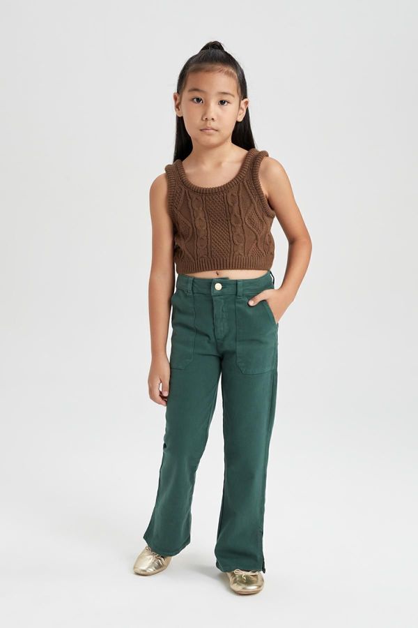 DEFACTO DEFACTO Girl's Flared Leg Trousers