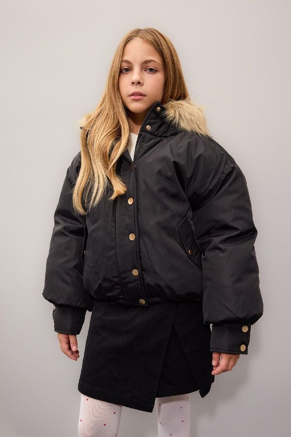 DEFACTO DEFACTO Girl's Hooded Coat