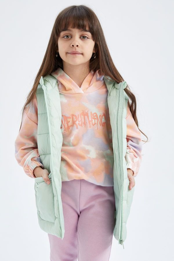 DEFACTO DEFACTO Girls' Hooded Puffer Vest