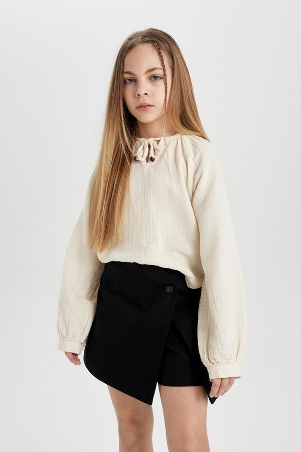 DEFACTO DEFACTO Girls Long Sleeve Muslin Blouse