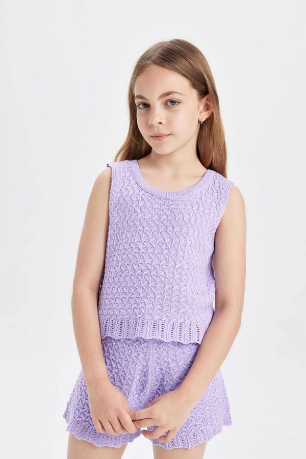 DEFACTO DEFACTO Girl's Openwork Undershirt