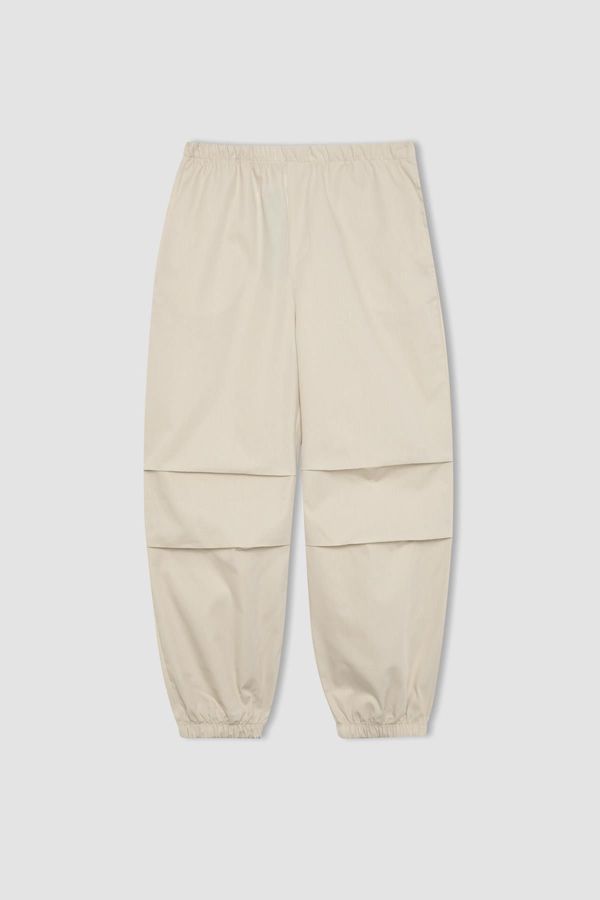 DEFACTO DEFACTO Girl's Parachute Cotton Trousers