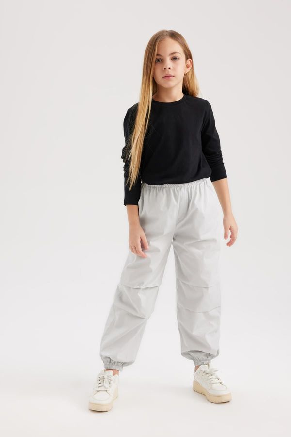 DEFACTO DEFACTO Girl's Parachute Cotton Trousers