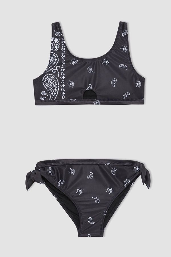 DEFACTO DEFACTO Girl's Patterned Bikini Set