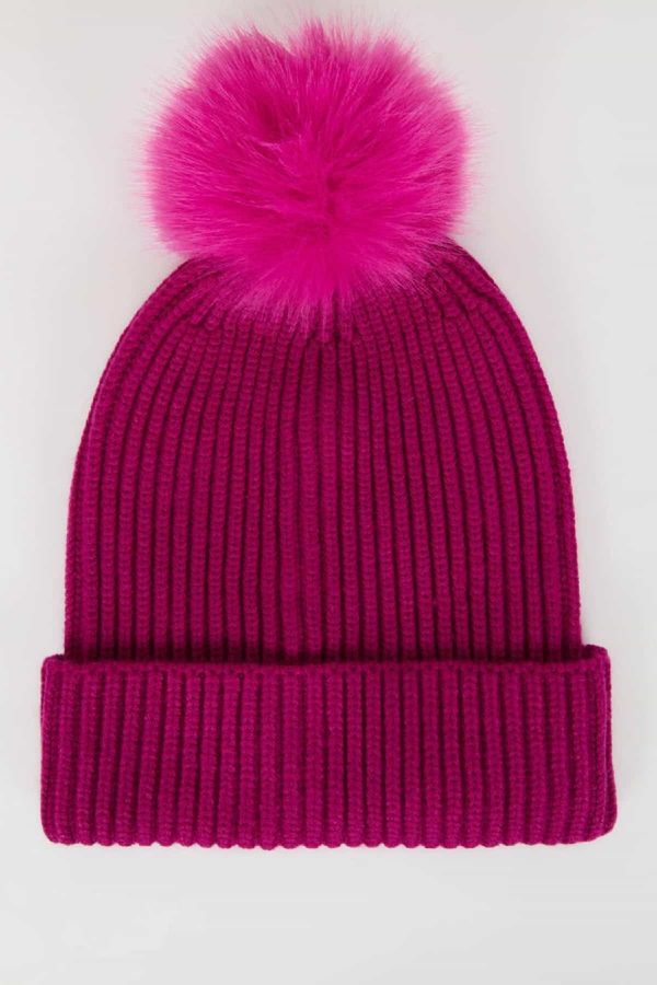 DEFACTO DEFACTO Girl's Pompom Beanie