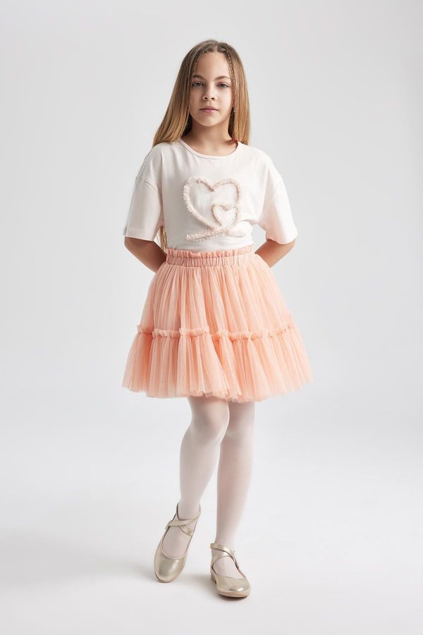 DEFACTO DEFACTO Girl's Stretch Waisted Tulle Skirt