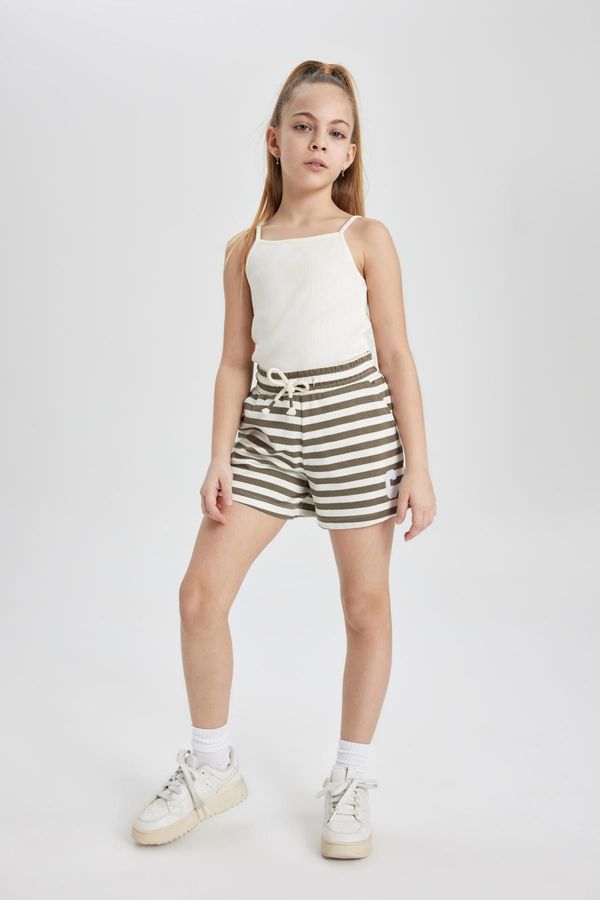 DEFACTO DEFACTO Girls Striped Shorts