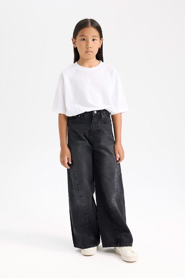 DEFACTO DEFACTO Girl's Wide Leg Cargo Wide Leg Pants