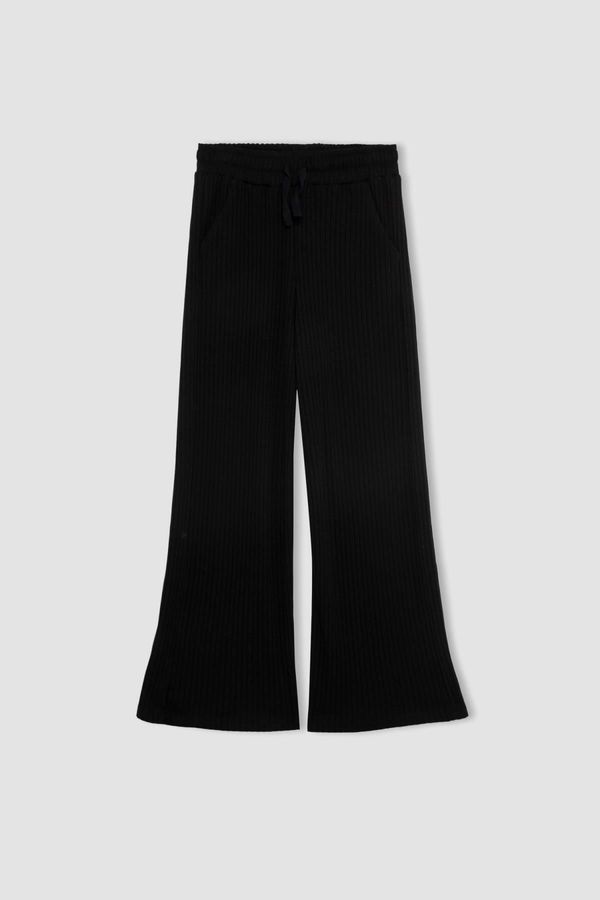 DEFACTO DEFACTO Girls Wide Leg Ribbed Camisole Trousers