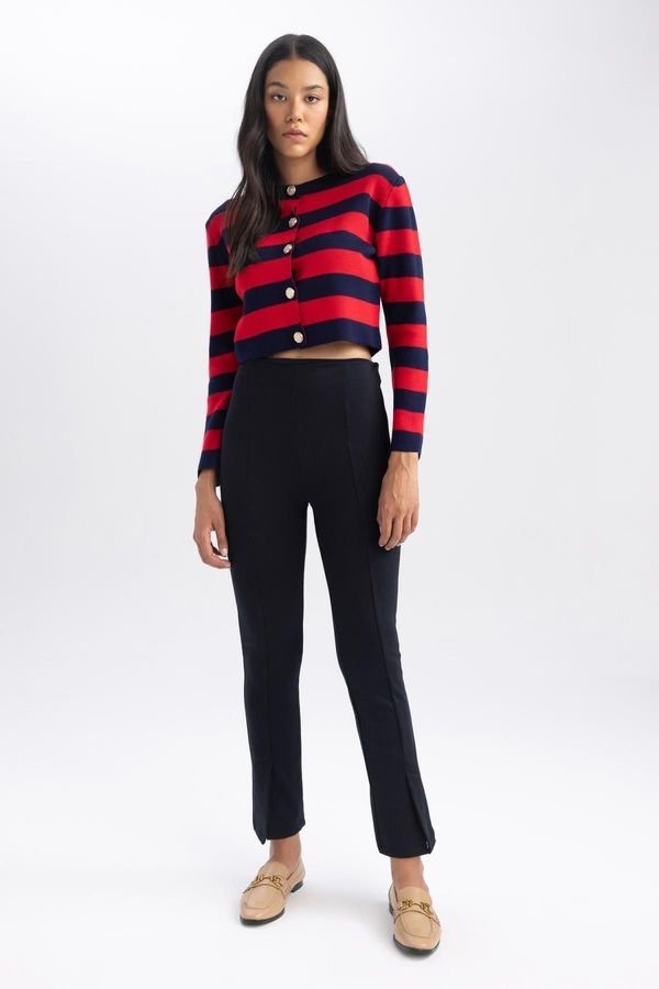 DEFACTO DEFACTO High Waist Crop Trousers