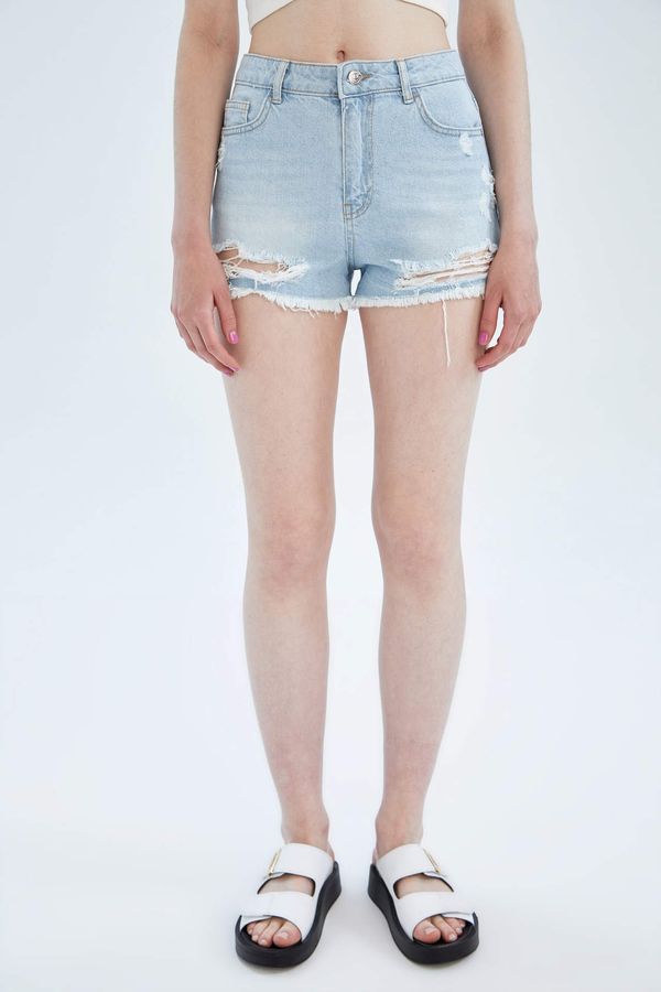 DEFACTO DEFACTO High Waisted Jean Short