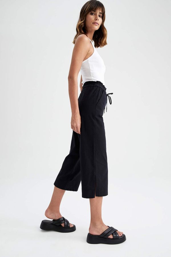DEFACTO DEFACTO High Waisted Side Splits Culottes