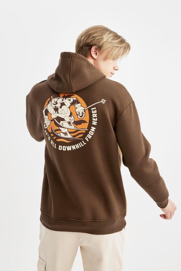 DEFACTO DEFACTO Looney Tunes Boxy Fit Hooded Sweatshirt