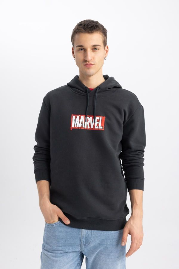 DEFACTO DEFACTO Marvel Regular Fit Hooded Sweatshirt