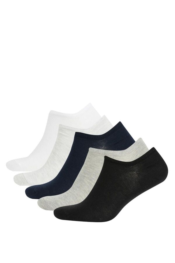 DEFACTO DEFACTO Men&#39;s 5-Piece Cotton Sneaker Socks