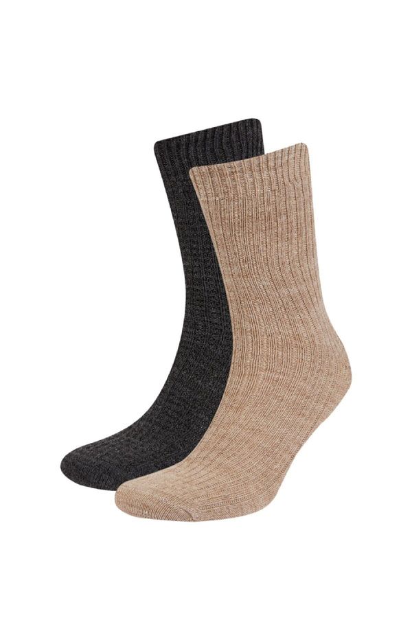 DEFACTO DEFACTO Men's 2-Pack Winter Socks