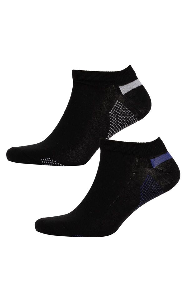 DEFACTO DEFACTO Men's 2-Piece Cotton Short Sports Socks