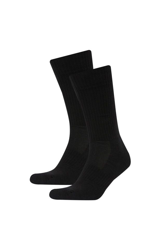 DEFACTO DEFACTO Men's 2-Piece Cotton Towel Sports Socks