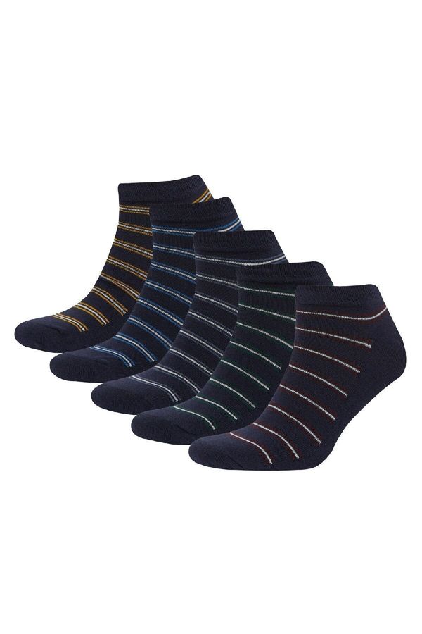 DEFACTO DEFACTO Men's 5-Pack Cotton Ankle Socks