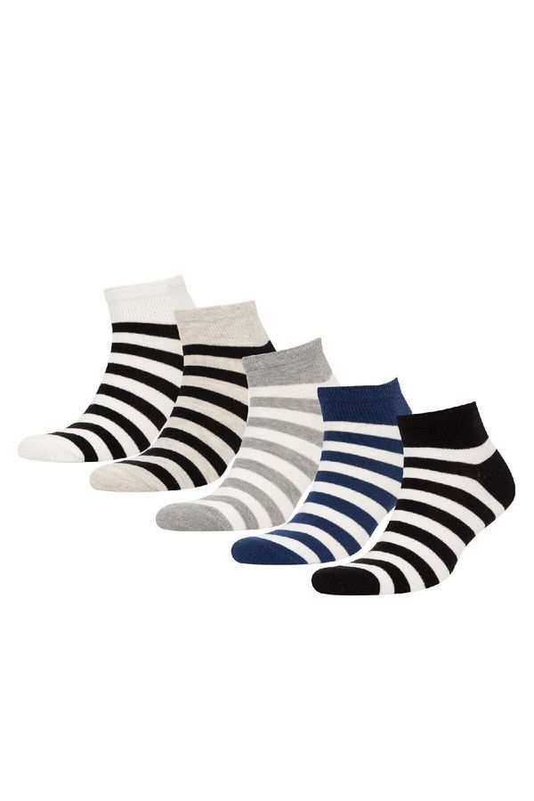 DEFACTO DEFACTO Men's 5-Pack Cotton Ankle Socks