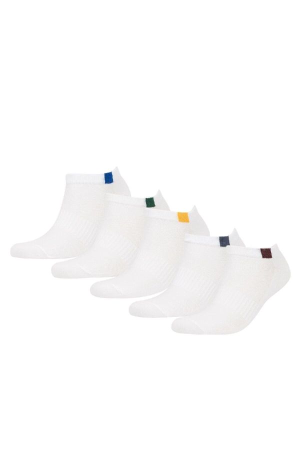 DEFACTO DEFACTO Men's 5-Pack Cotton Ankle Socks