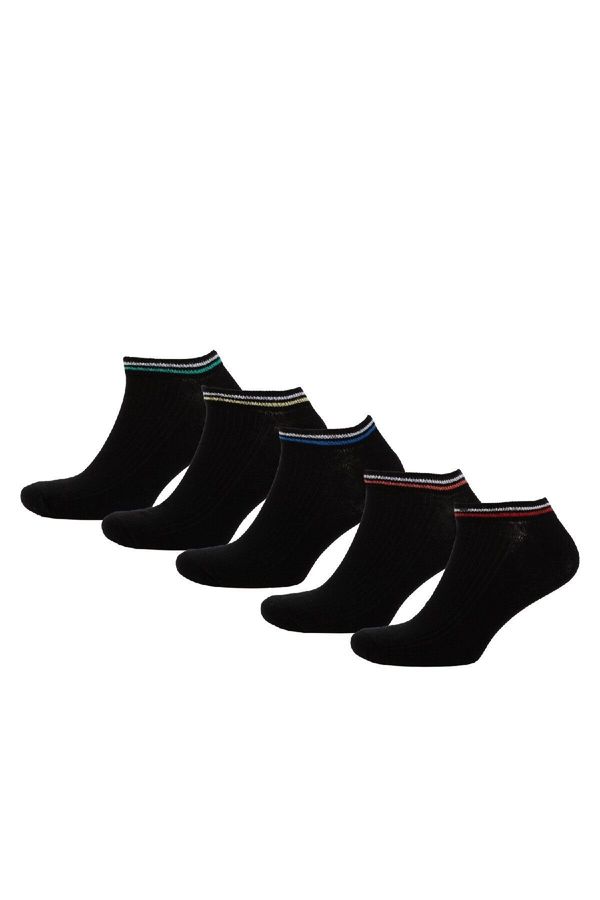 DEFACTO DEFACTO Men's 5-Pack Cotton Ankle Socks