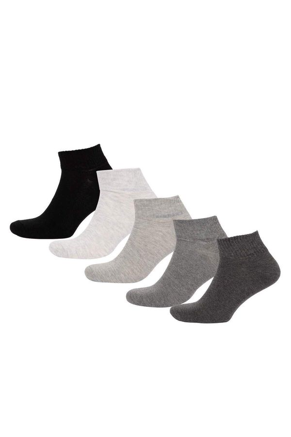 DEFACTO DEFACTO Men's 5-Pack Cotton Ankle Socks