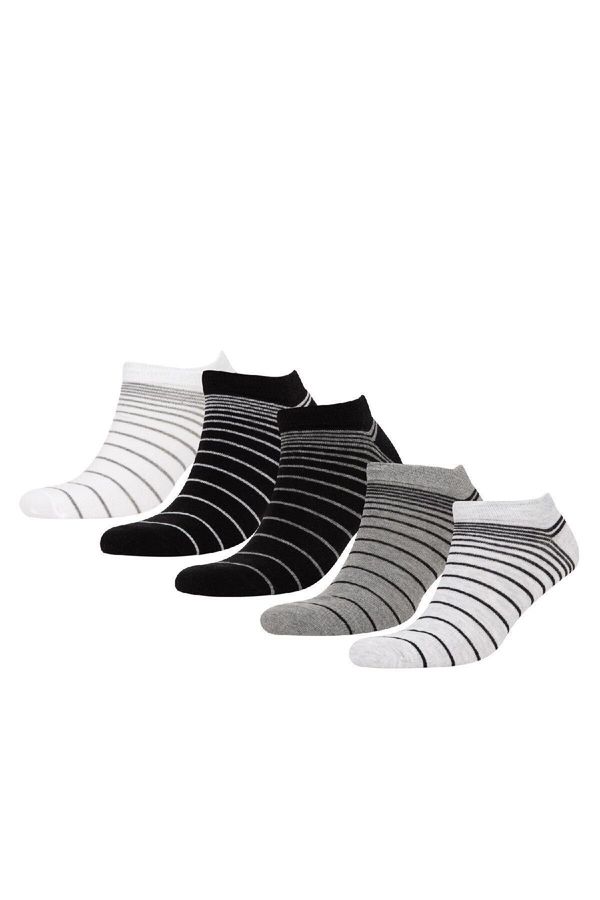 DEFACTO DEFACTO Men's 5-Pack Cotton Ankle Socks