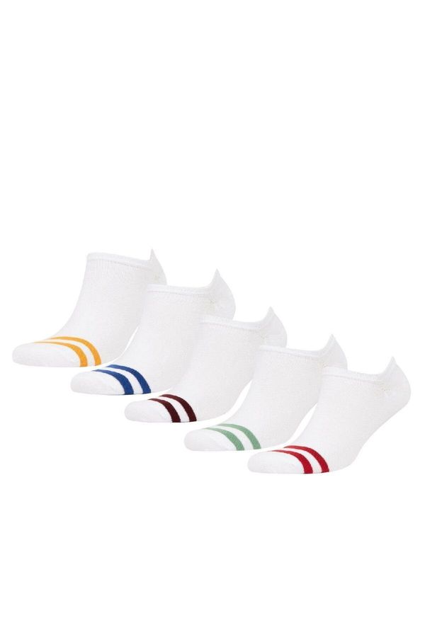 DEFACTO DEFACTO Men's 5-Pack Cotton Sneaker Socks