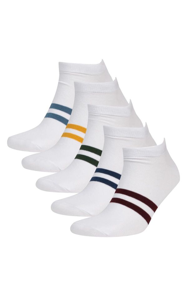 DEFACTO DEFACTO Men's 5-Piece Cotton Booties Socks