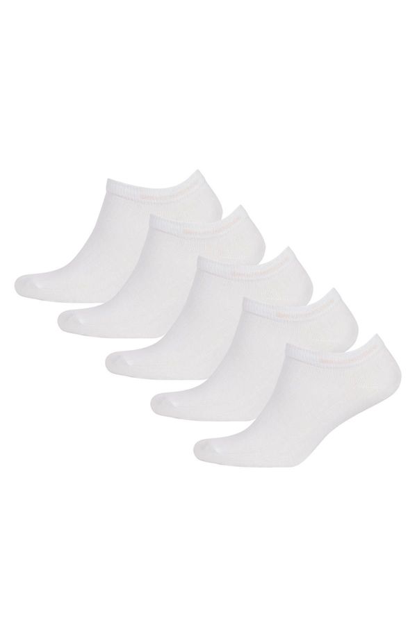 DEFACTO DEFACTO Men's 5-Piece Cotton Booties Socks