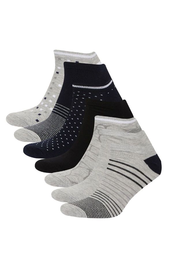 DEFACTO DEFACTO Men's 7-Pack Cotton Ankle Socks