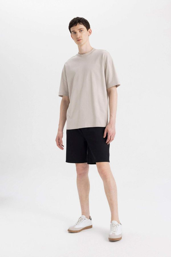 DEFACTO DEFACTO Men's Black Shorts - B0799AX/BK81