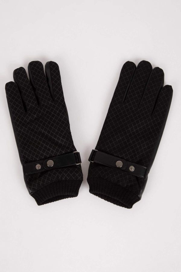 DEFACTO DEFACTO Men's Faux Leather Gloves L9308az24wn