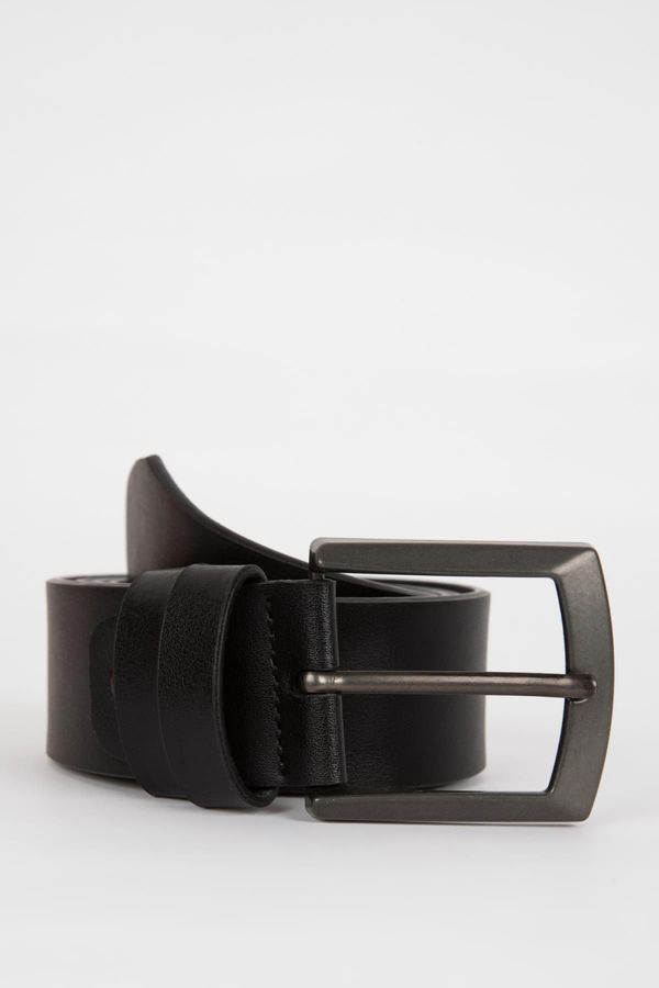 DEFACTO DEFACTO Men's Faux Leather Jean Belt