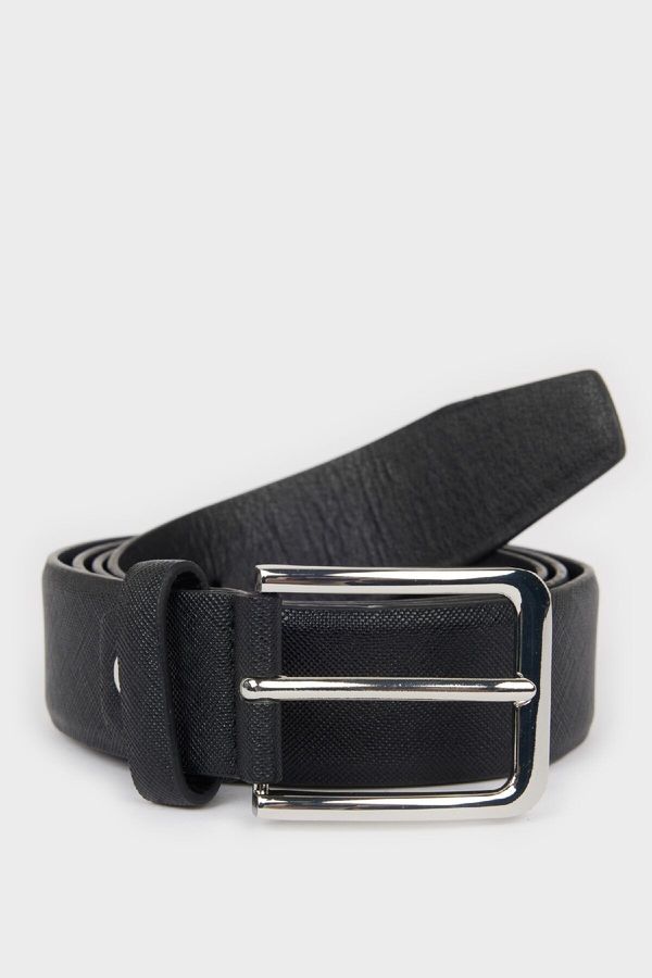 DEFACTO DEFACTO Men's Faux Leather Jean Belt