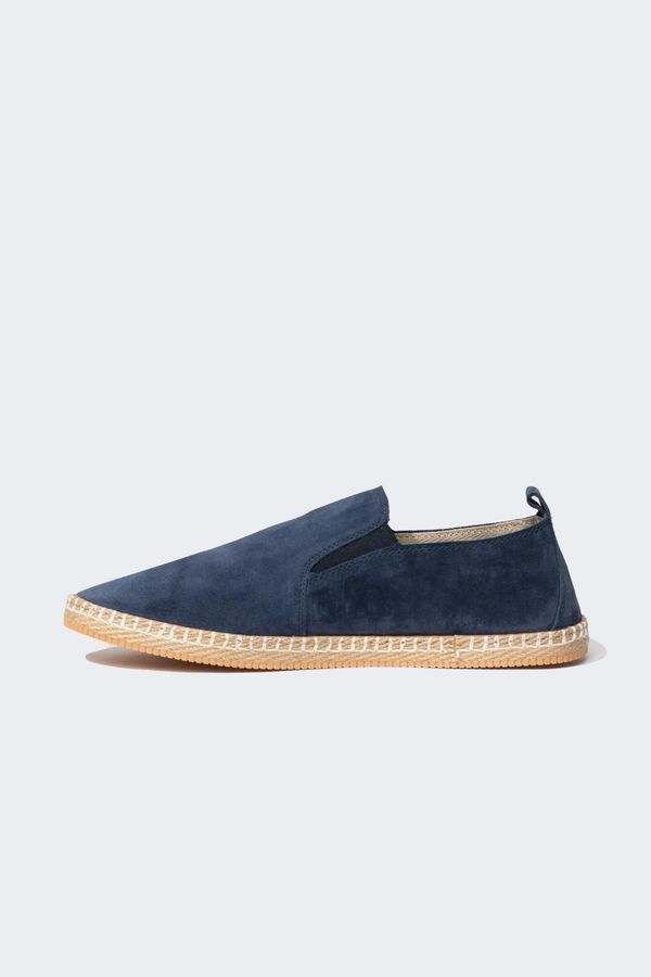 DEFACTO DEFACTO Men's Flat Sole Leather Suede Espadrille