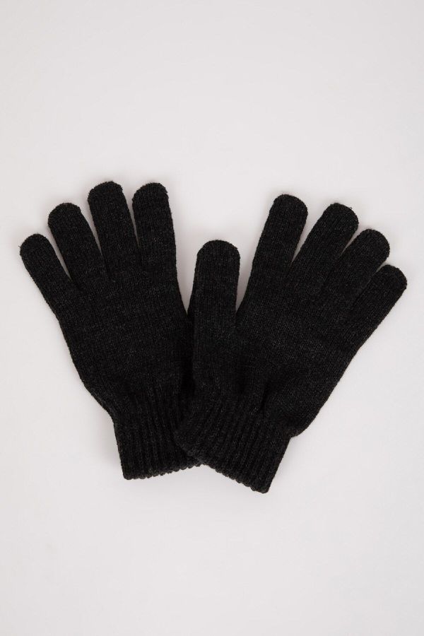 DEFACTO DEFACTO Men's Knitted Gloves