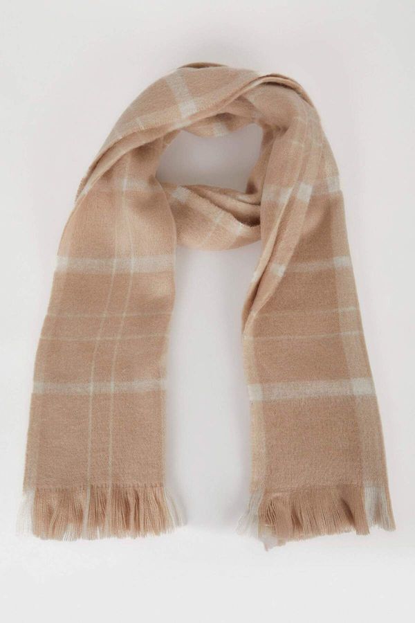 DEFACTO DEFACTO Men's Plaid Woven Scarf C8264ax24wn