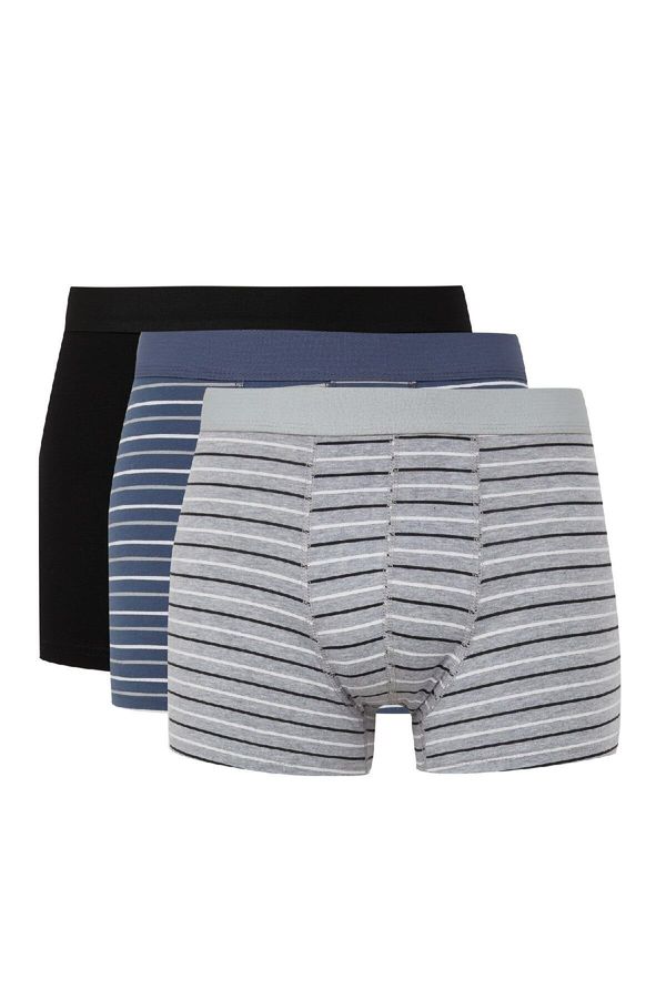 DEFACTO DEFACTO Men's Striped 3-Pack Boxer