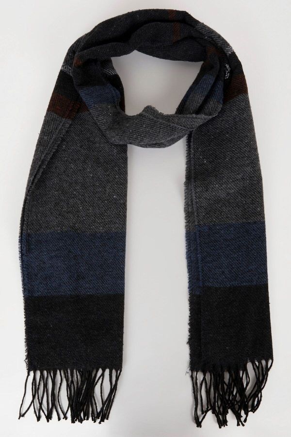 DEFACTO DEFACTO Men's Woven Scarf