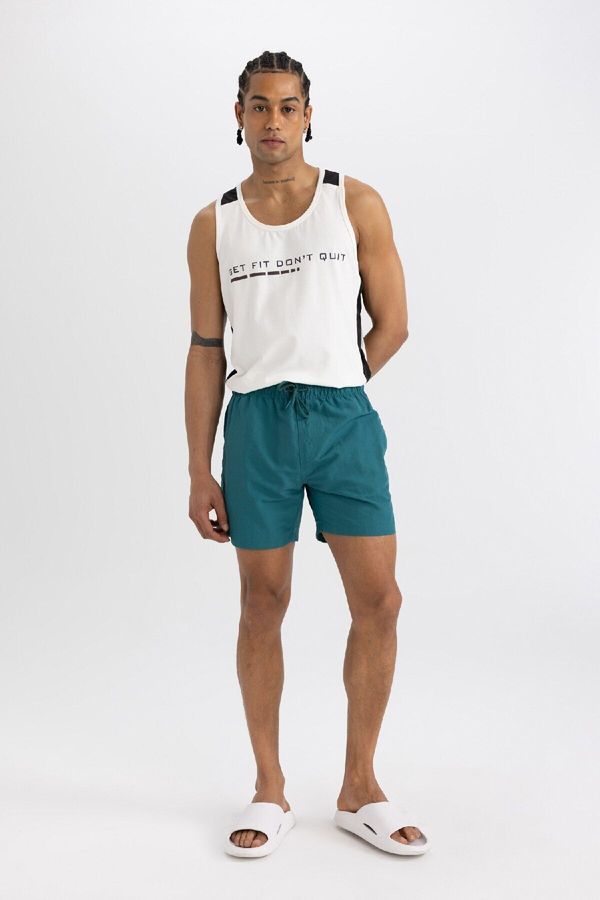 DEFACTO DEFACTO Mesh Lined Short Swim Shorts