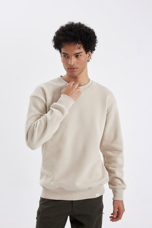 DEFACTO DEFACTO Oversize Fit Crew Neck Sweatshirt