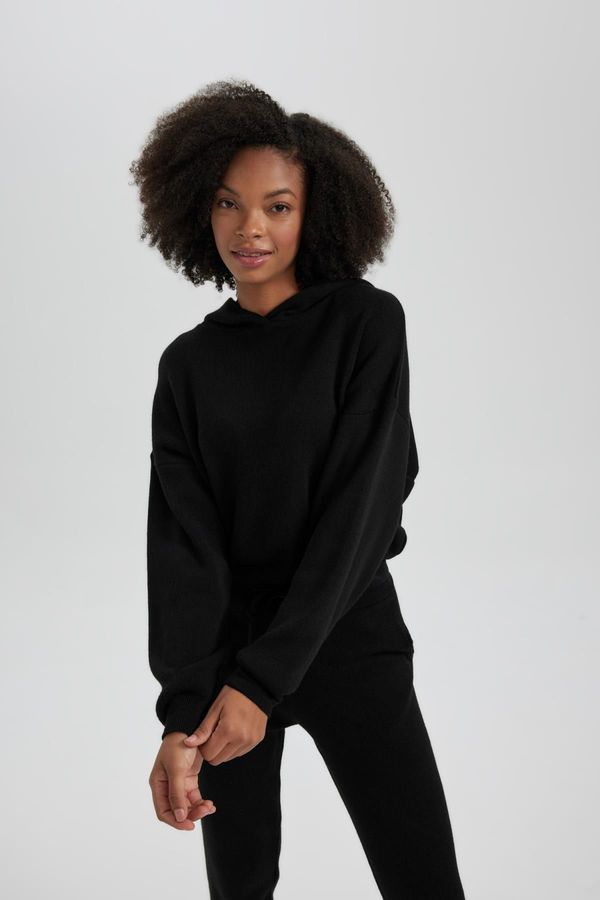 DEFACTO DEFACTO Oversize Fit Hooded Sweater