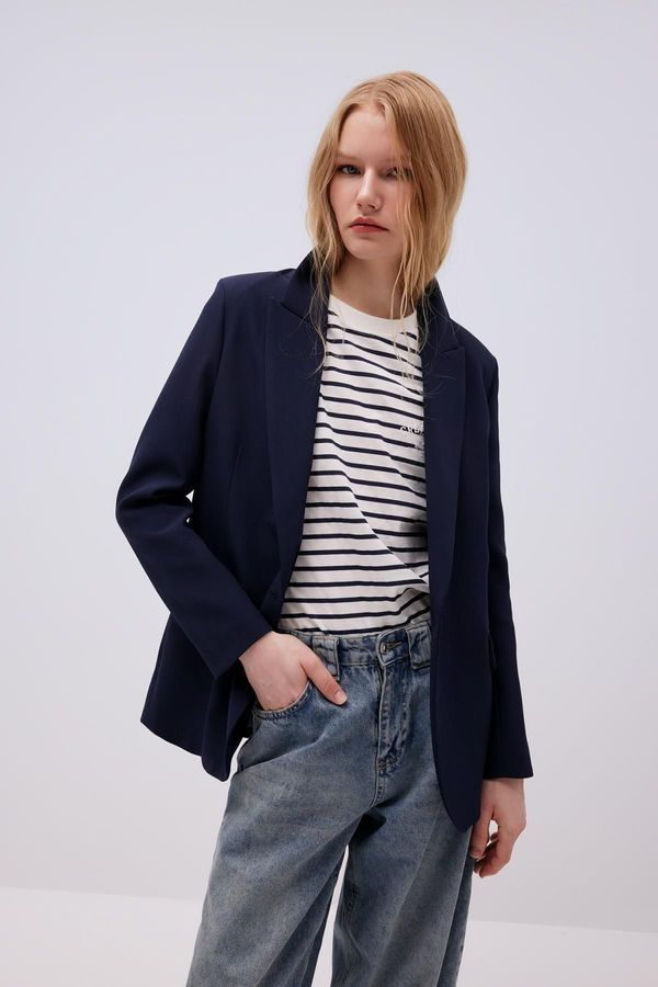 DEFACTO DEFACTO Oversize Fit Pocket Flap Blazer Jacket