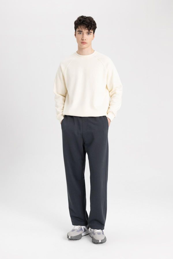 DEFACTO DEFACTO Oversize Fit Pocket Straight Leg Sweatpants