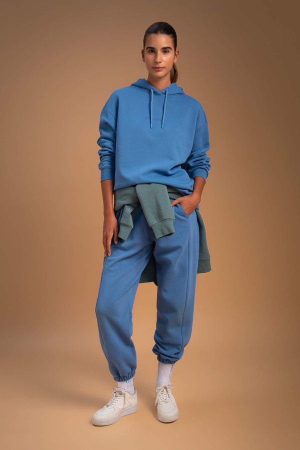DEFACTO DEFACTO Oversize Fit Thick Sweatshirt Fabric Trousers