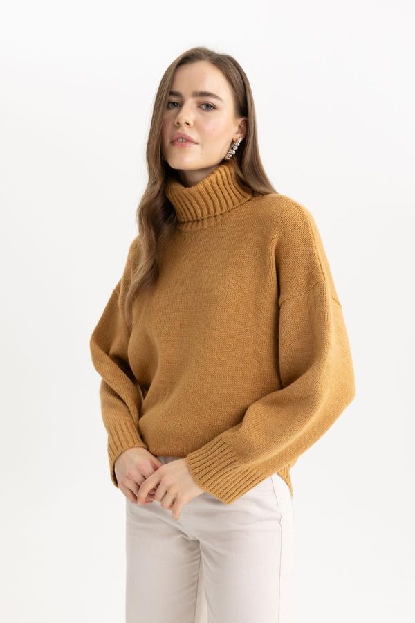 DEFACTO DEFACTO Oversize Fit Turtleneck Sweater Tunic