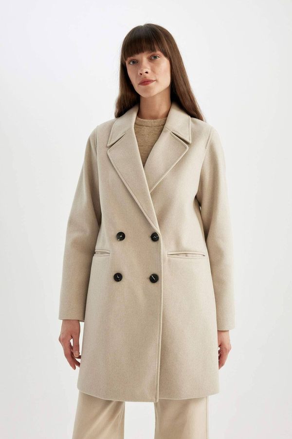 DEFACTO DEFACTO Oversize Wide Cut Cashmere Coat