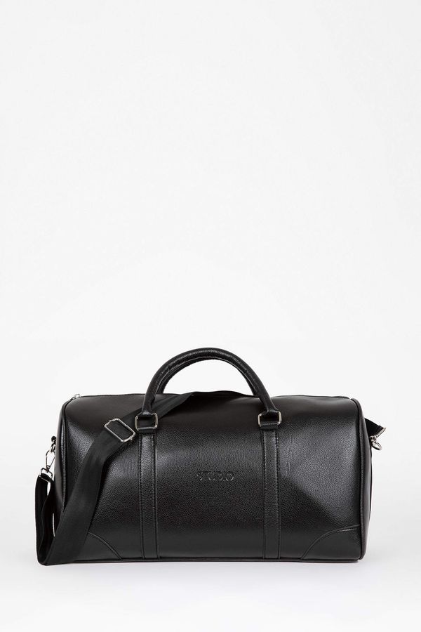 DEFACTO DEFACTO Printed Faux Leather Sports And Travel Bag